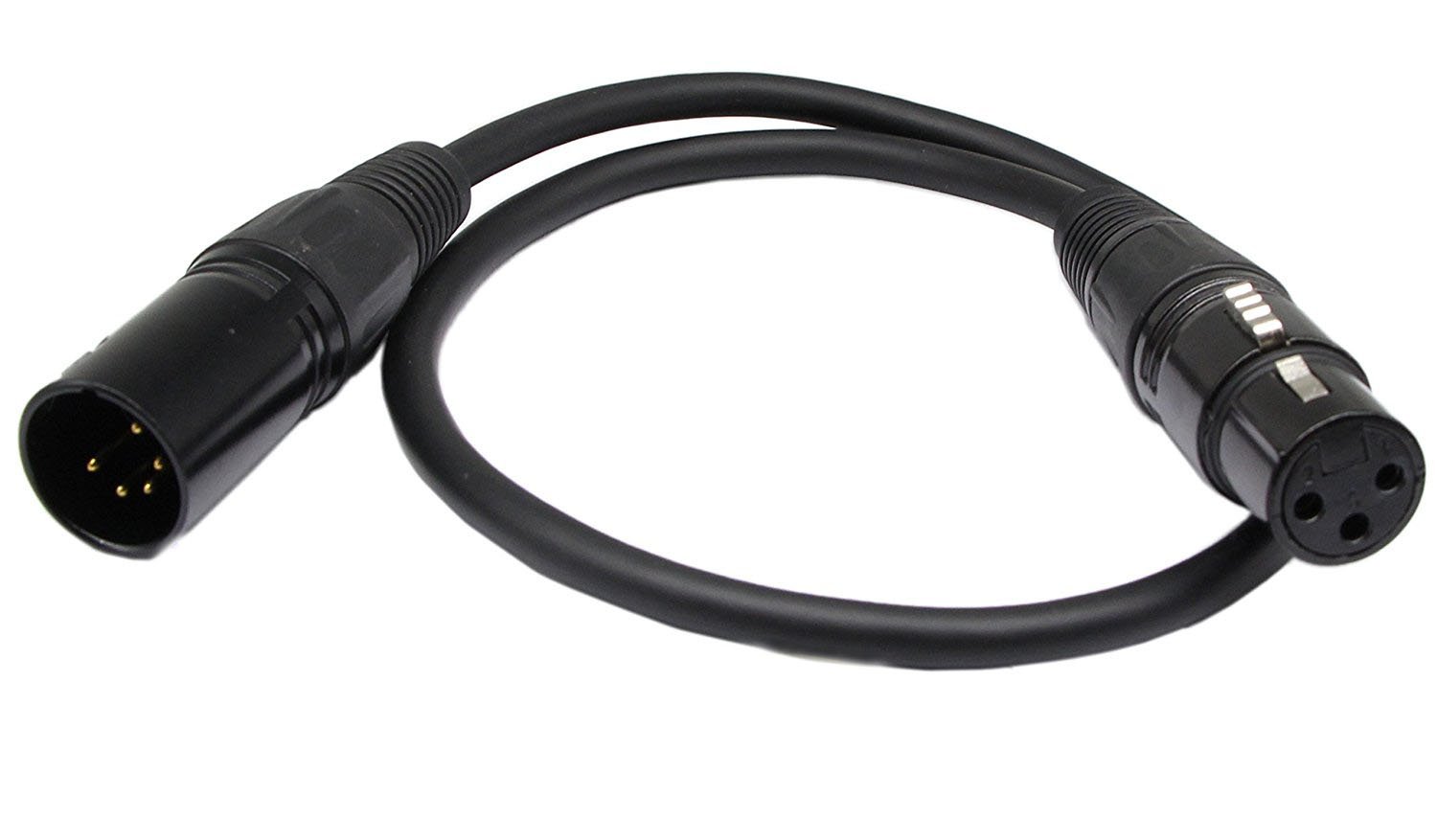 Amazon.com: SinLoon DMX 512 Stage Light Cable XLR Male 5 Pin Male